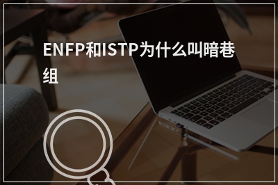 ENFP和ISTP为什么叫暗巷组